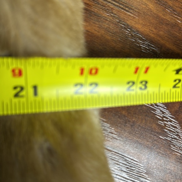 Vintage Simpsons Tissavel France Faux Fur Mob Boss Retro Cozy Hooded Coat - Picture 10 of 12